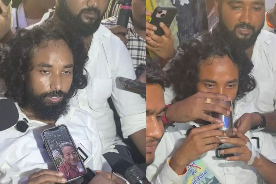 पुलिस का कड़ा एक्शन: 9वें दिन भूख हड़ताल से उठाए गए देवेंद्र महतो
