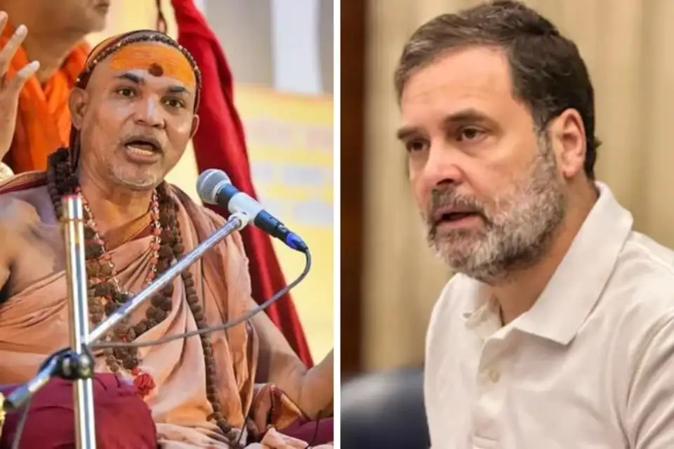 राहुल गांधी के बयान पर शंकराचार्य की दो टूक: माफी मांगें या भुगतें परिणाम