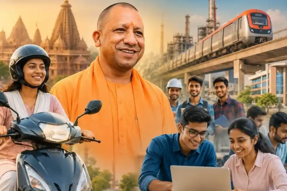 यूपी युवाओं के लिए बड़ा ऐलान: 2 करोड़ टैबलेट और 1 लाख नौकरियां