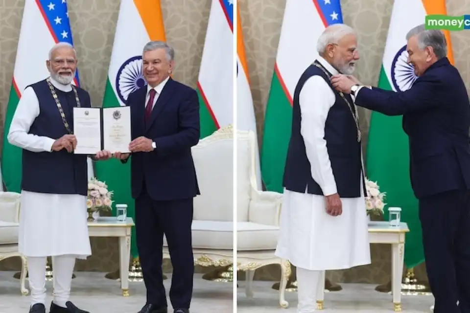 प्रधानमंत्री नरेंद्र मोदी को मिला उज्बेकिस्तान का सर्वोच्च नागरिक सम्मान *