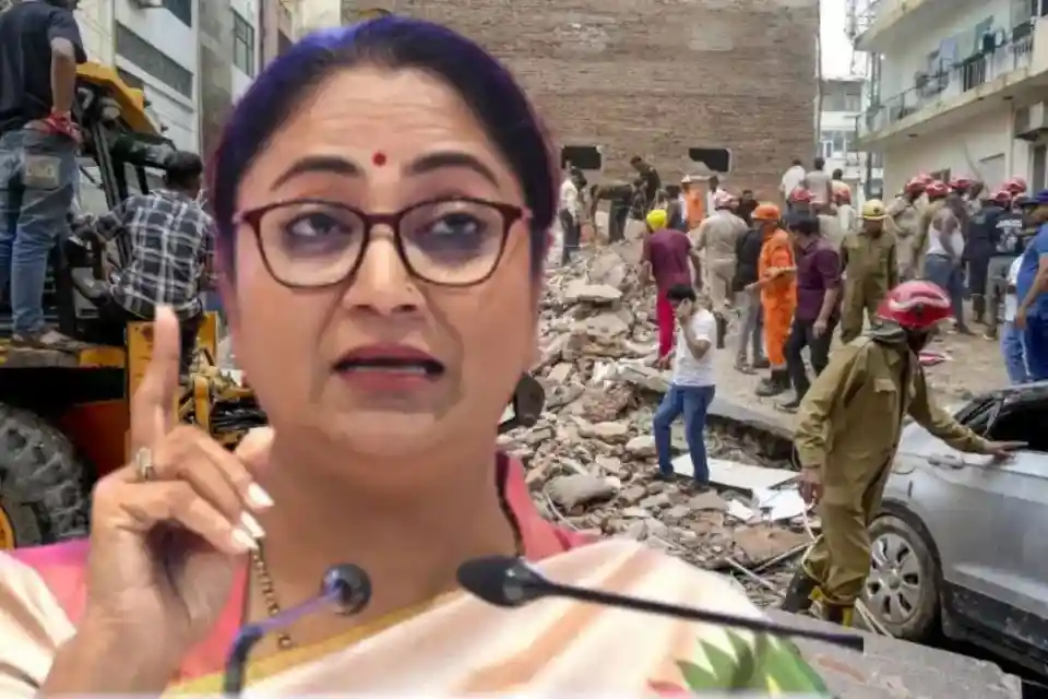 दिल्ली बिल्डिंग हादसा: 2 की मौत, सीएम रेखा गुप्ता ने लिया जायजा