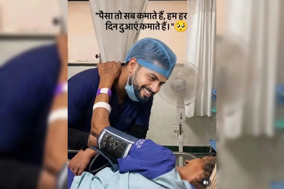 सोशल मीडिया पर छाए डॉ. रुद्रा, पेशे के साथ दिल जीत रहे हैं