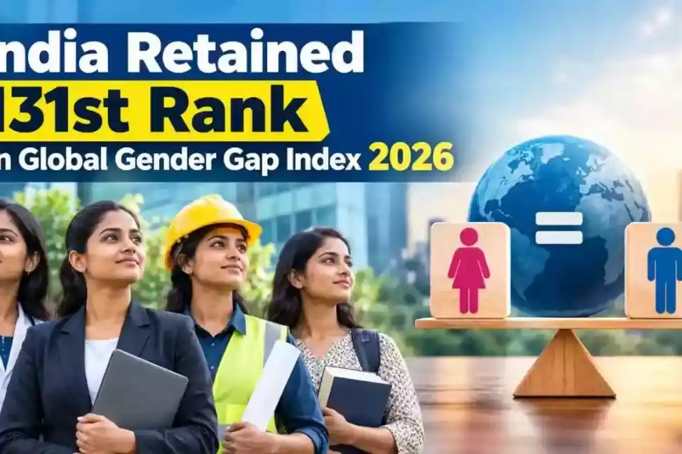 ग्लोबल जेंडर गैप इंडेक्स 2026: भारत की रैंकिंग और वैश्विक स्थिति