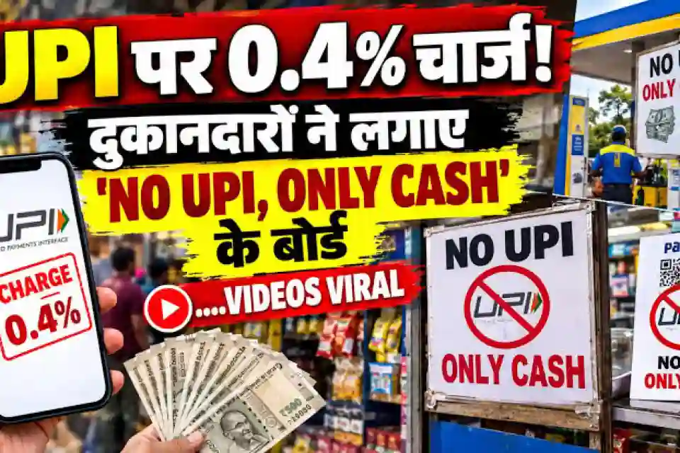 UPI पर शुल्क का खौफ: दिल्ली-NCR के बाजारों में क्यों लौटे 'कैश ओनली' के पोस्टर?