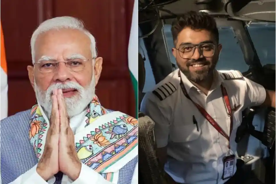 पीएम मोदी ने की चाकू लगने के बावजूद जान बचाने वाले पायलट की तारीफ