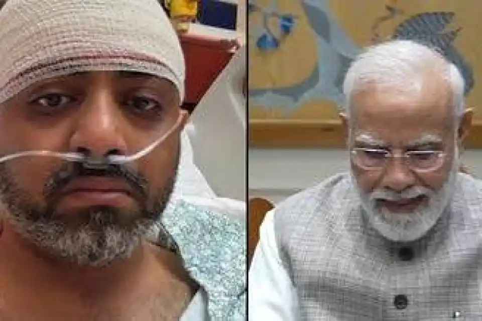 पीएम मोदी से बात करते ही भावुक हुए जांबाज पायलट स्मित मच्छार