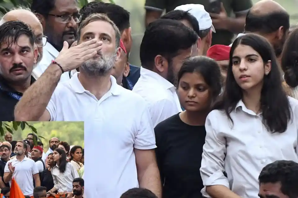 सुप्रीम कोर्ट मार्च के दौरान कौन हैं सफेद शर्ट में नजर आईं जन्नत बिश्नोई?