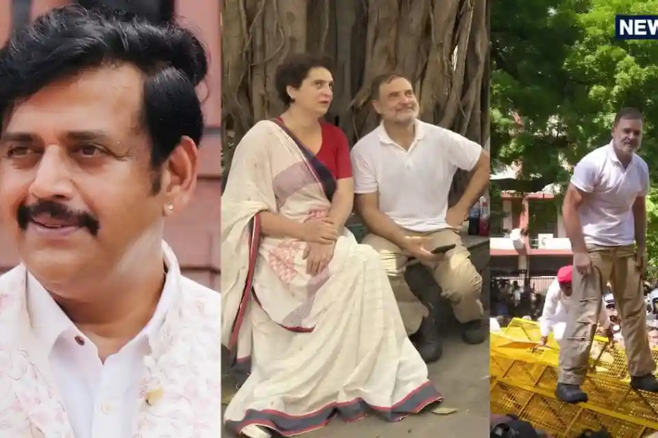 रवि किशन की गलती: राहुल गांधी को प्रधानमंत्री बनने का इशारा  सुधार के बाद कोहनी विवाद को शांत किया