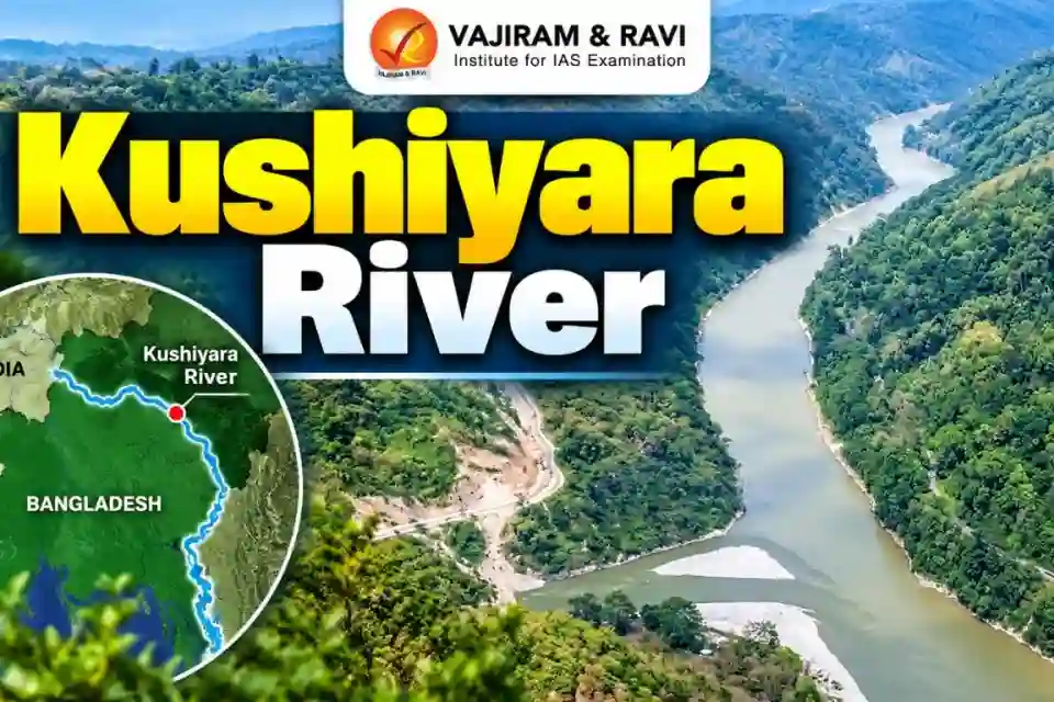 कुशियारा नदी के तट पर भारत-बांग्लादेश सीमा पर दिखा अनूठा नजारा