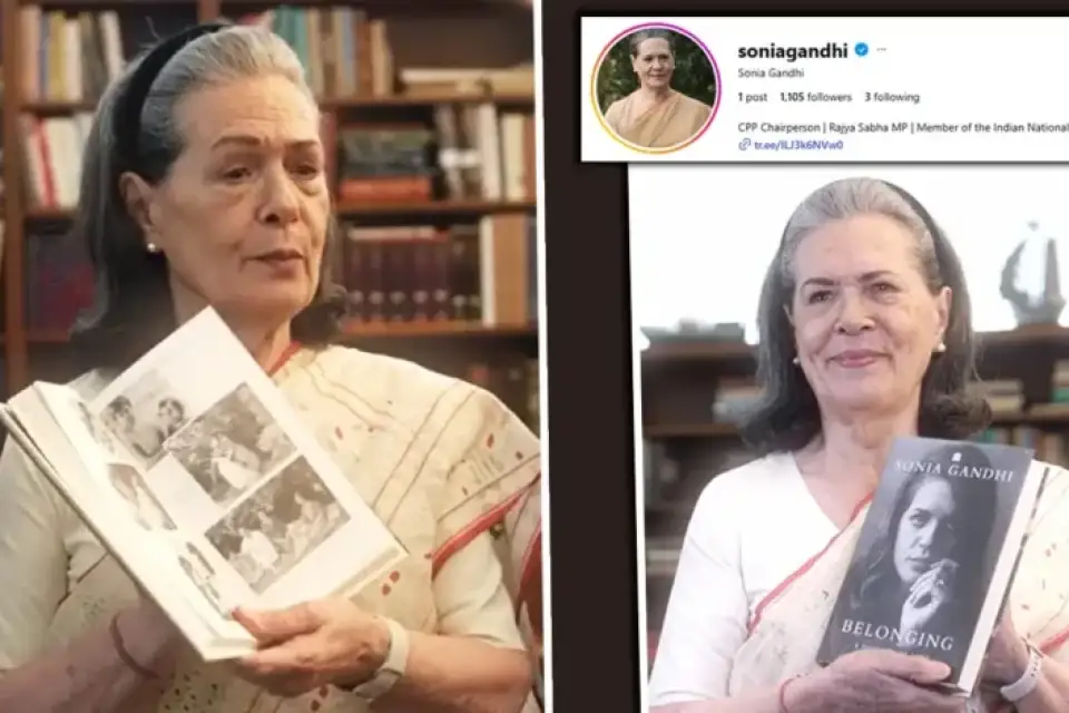 सोनिया गांधी ने किया 'X' पर डेब्यू, शेयर की अपनी आत्मकथा की झलक