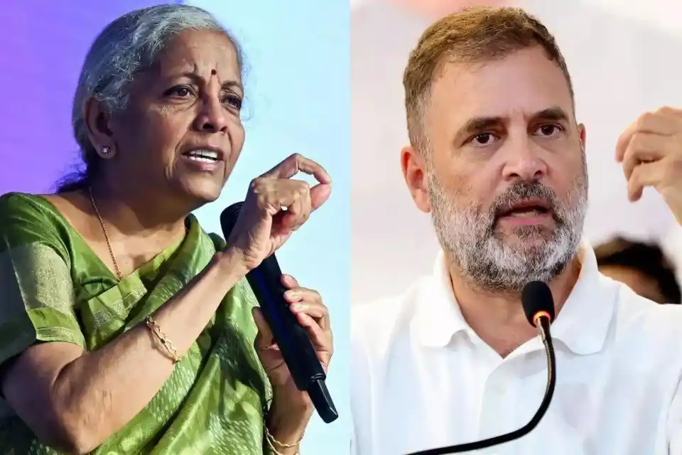 राहुल गांधी के बयान पर वित्त मंत्री सीतारमण का पलटवार